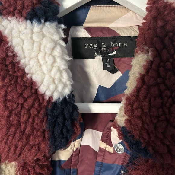 Rag & Bone Camo Sherpa Jacket - Picture 3 of 8